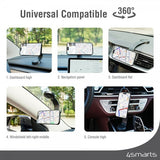 4smarts MagSafe Bilhållare Qi2 Car Charging Set
