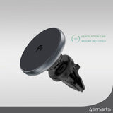 4smarts MagSafe Bilhållare Qi2 Car Charging Set