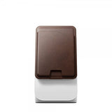 Nomad MagSafe Korthållare Leather Mag Wallet Find My Tracking Brun