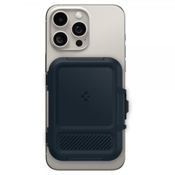 Spigen MagSafe Korthållare Lock Fit MagFit Metal Slate