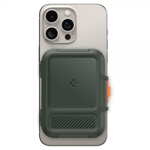 Spigen MagSafe Korthållare Lock Fit MagFit Military Green