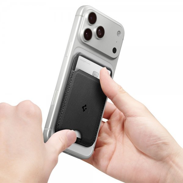 Spigen MagSafe Korthållare Slim Fold MagFit Svart Svart