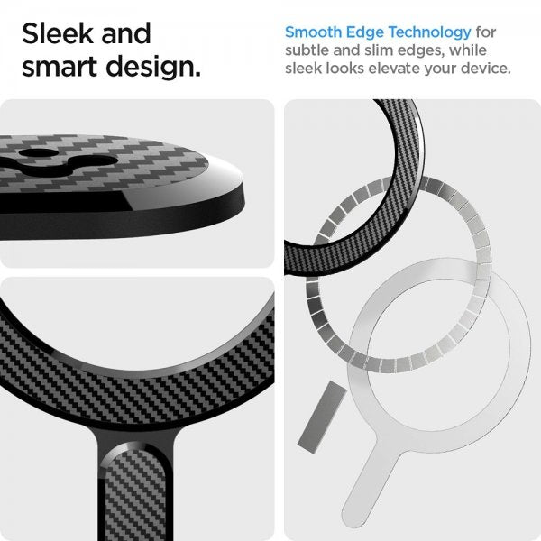 Spigen MagSafe Magnet Ring Plate Carbon