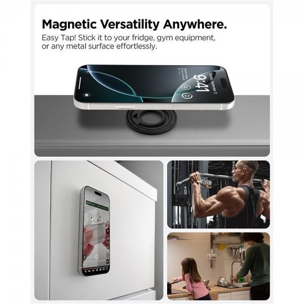 Spigen MagSafe Mobilhållare Dual Pop Svart
