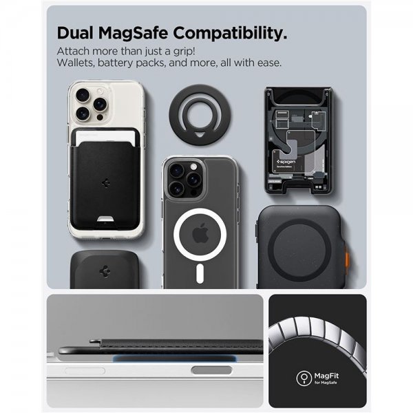 Spigen MagSafe Mobilhållare Dual Pop Svart
