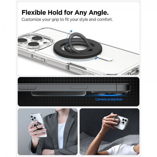 Spigen MagSafe Mobilhållare Dual Pop Svart