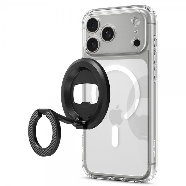 Spigen MagSafe O-Mag Mobilhållare med Stativ Mag Fit Svart