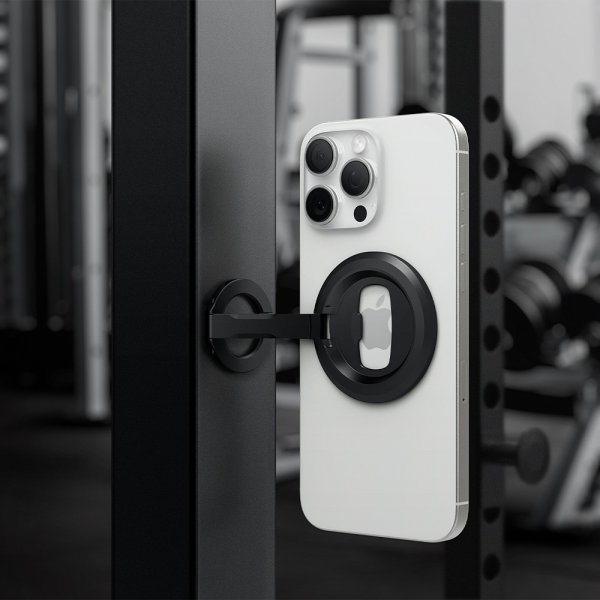 Spigen MagSafe O-Mag Mobilhållare med Stativ Mag Fit Svart