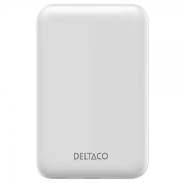 Deltaco MagSafe Powerbank 5000 mAh 20W Vit