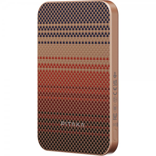 Pitaka MagSafe Powerbank Aramid Fiber 5000 mAh Sunset