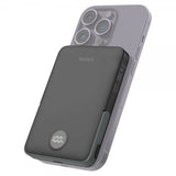Deltaco MagSafe Powerbank med Stativ 5000 mAh 20W Svart