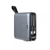 Mobile Origin MagSafe-powerbank/Reseladdare Inbyggda kablar/Apple Watch-laddning Grå