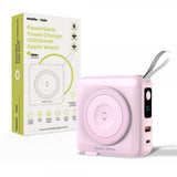 Mobile Origin MagSafe-powerbank/Reseladdare Inbyggda kablar/Apple Watch-laddning Rosa