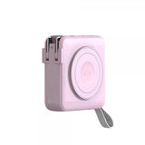 Mobile Origin MagSafe-powerbank/Reseladdare Inbyggda kablar/Apple Watch-laddning Rosa