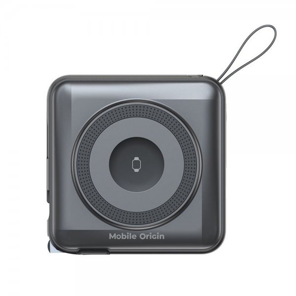 Mobile Origin MagSafe-powerbank/Reseladdare Inbyggda kablar/Apple Watch-laddning Svart