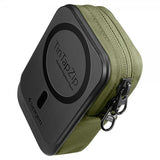 Spigen MagSafe Väska Portable Organizer Pouch Snap Zip MagFit Olive Green