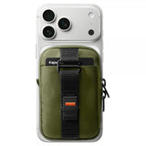 Spigen MagSafe Väska Portable Organizer Pouch Snap Zip MagFit Olive Green