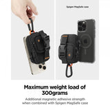 Spigen MagSafe Väska Portable Organizer Pouch Snap Zip MagFit Svart