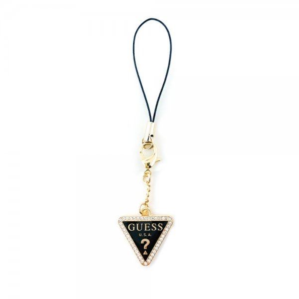 Guess Metal Charm Triangle Rhinestones Guld