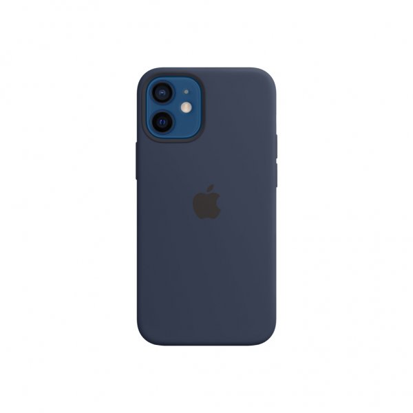 Apple Original iPhone 12 Mini Skal Silicone Case MagSafe Deep Navy