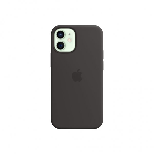 Apple Original iPhone 12 Mini Skal Silicone Case MagSafe Svart