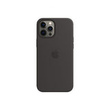 Apple Original iPhone 12 Pro Max Skal Silicone Case MagSafe Svart