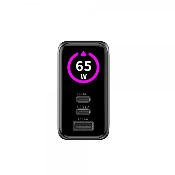 Mobile Origin Laddare med Display GaN 65W