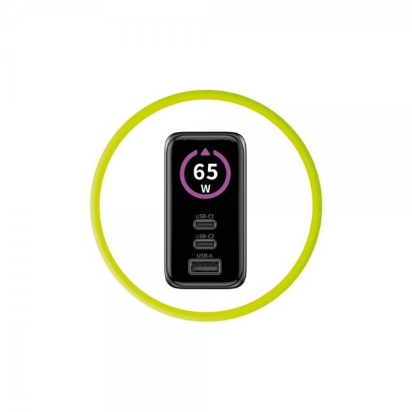 Mobile Origin Laddare med Display GaN 65W