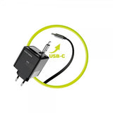 Mobile Origin Laddare med Display GaN 65W inbyggd USB-C Kabel