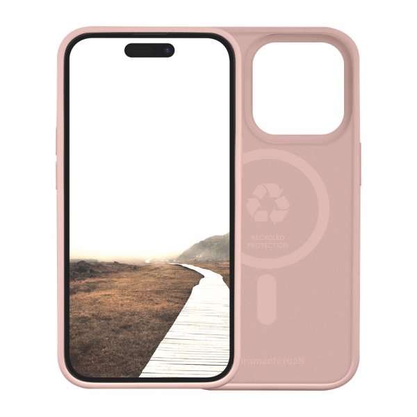dbramante1928 iPhone 15 Pro Skal Monaco MagSafe Pink Sand