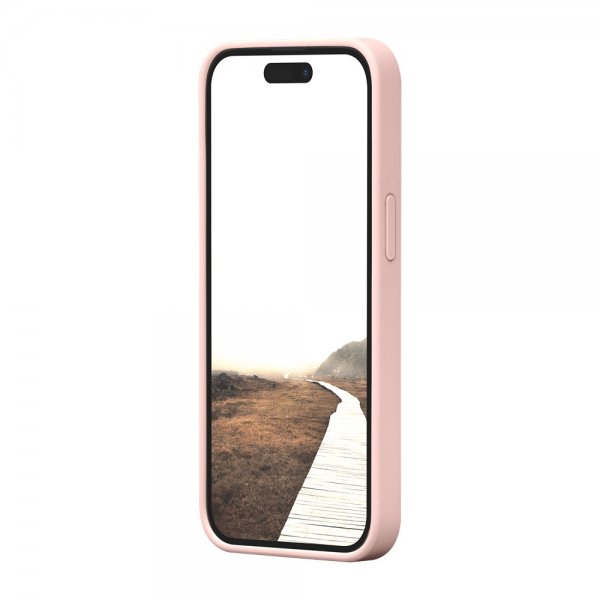dbramante1928 iPhone 15 Plus Skal Monaco MagSafe Pink Sand