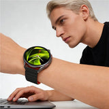 Mobile Origin Samsung Galaxy Watch 8 40/44mm/Classic 46mm Armband Easy Strap Svart Orange