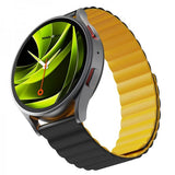 Mobile Origin Samsung Galaxy Watch 20mm Armband Easy Strap Svart Gul