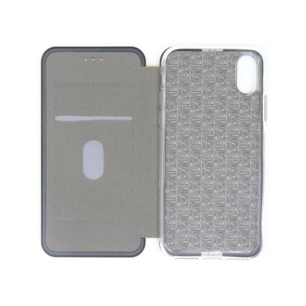 iPhone X/iPhone Xs Fodral med Stativ Silver
