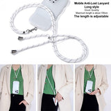 Imak Mobilhalsband Lanyard Crossbody Strap Vit