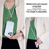 Imak Mobilhalsband Lanyard Crossbody Strap Vit