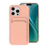 iPhone 16 Pro Skal Korthållare Rosa