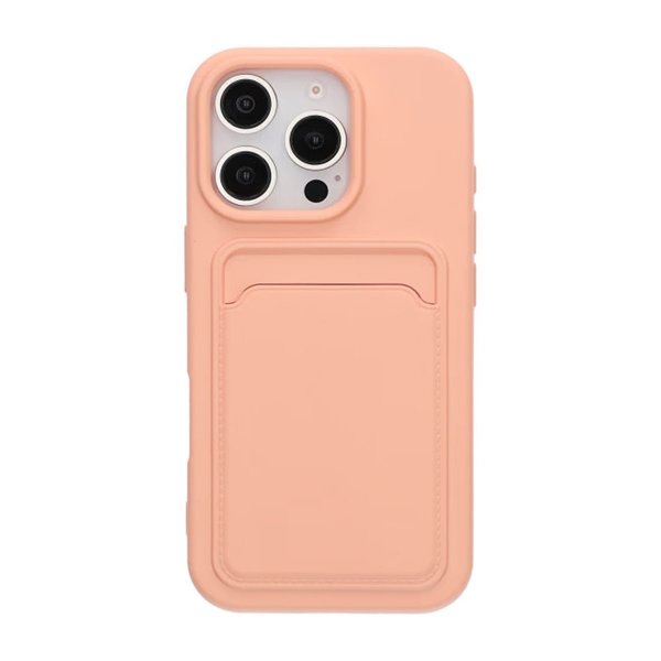iPhone 16 Pro Skal Korthållare Rosa