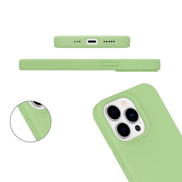 iPhone 13 Pro Max Skal Silikon Grön