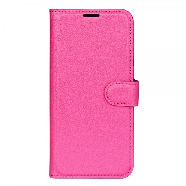 Motorola Edge 30 Fodral Litchi Magenta
