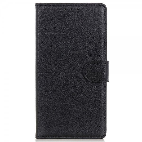 Motorola Edge 30 Fodral Litchi Svart