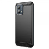 Mofi Motorola Moto G53 5G Skal Borstad Kolfibertextur Svart