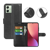 Motorola Moto G54 Fodral med Stativ Svart