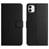 Motorola Moto G54 Fodral Litchi Svart