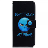 Motorola Moto G62 5G Fodral Motiv Don't Touch My Phone