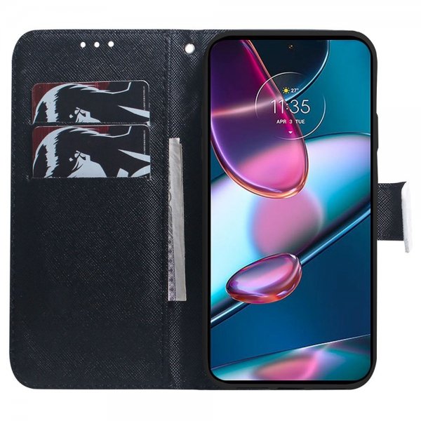 Motorola Moto G62 5G Fodral Motiv Hund och Varg