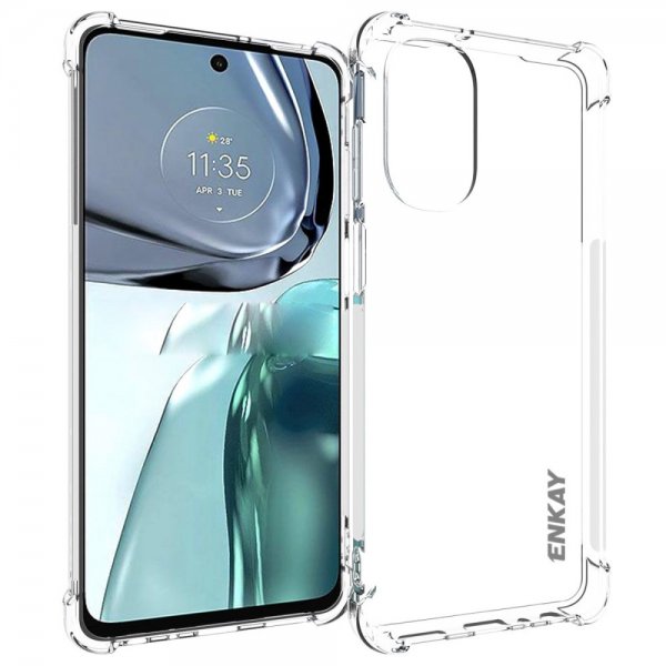 Enkay Motorola Moto G62 5G Skal Transparent TPU Klar