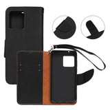 Motorola Moto G84 Fodral med Handrem Svart