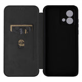 Motorola Moto G84 Fodral Kolfibertextur Svart