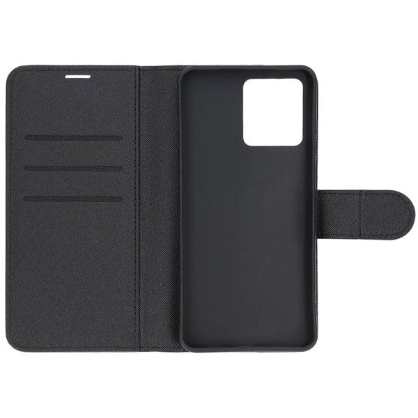 Motorola Moto G84 Fodral med Stativ Svart